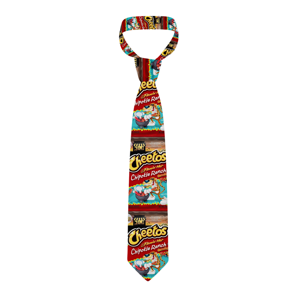 Trend Street Art Printed Tie Skateboard Youth Unisex Casual Fashion Qme