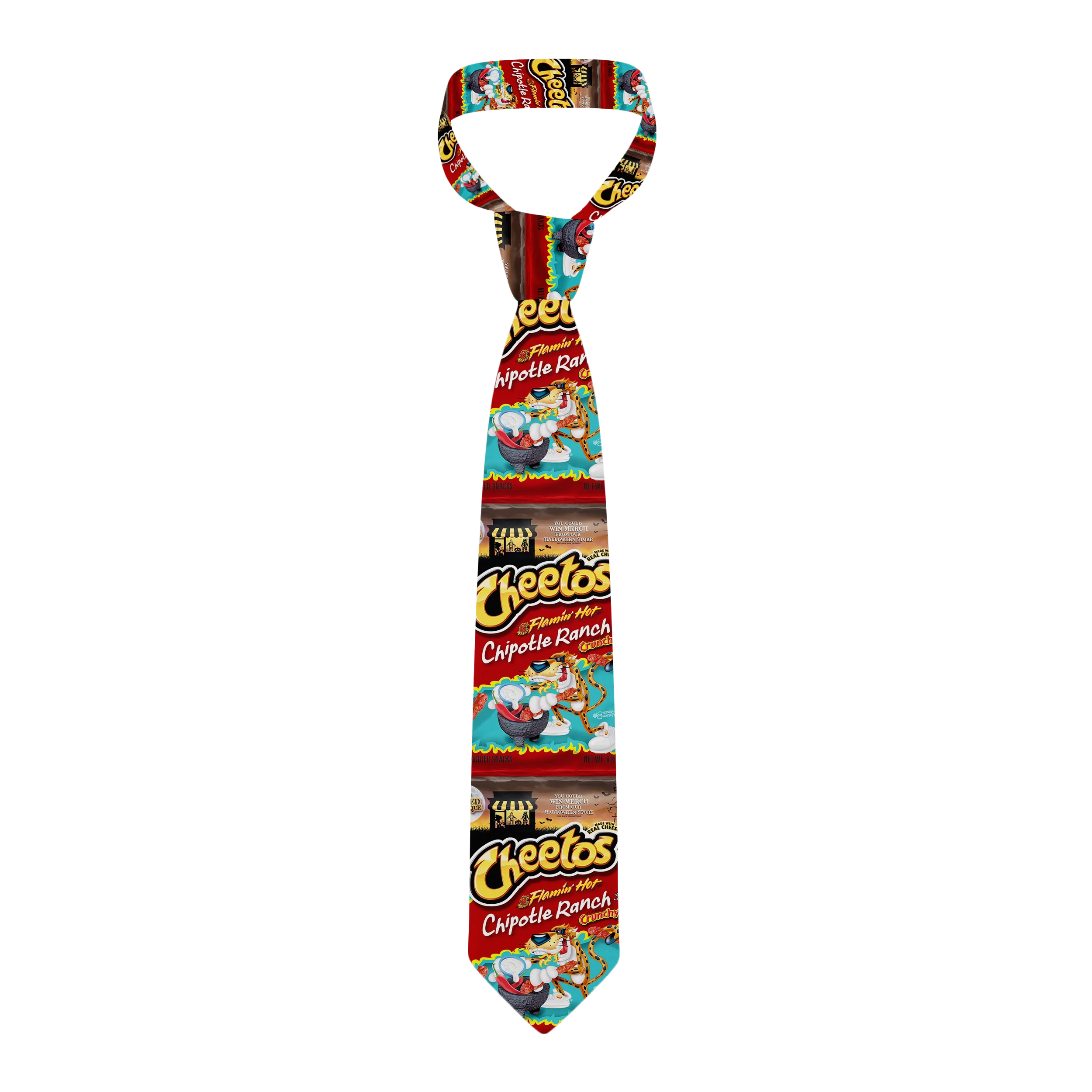 Trend Street Art Printed Tie Skateboard Youth Unisex Casual Fashion Qme