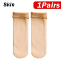 1 2 4 5Pair Women Winter Thicken Warm Short Socks Thermal Cashmere Qme Skin