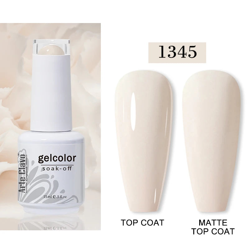 Arte Clavo Autumn Nail Gel Polish Caramel Winter Soak Off UV LED Art