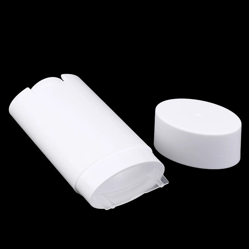 Refillable PP Empty Deodorant Container Plastic Twist-up Tube DIY Qme