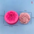 Silicone Cake Mold Chocolate Soap Making Tools Candle Mould Embossed Flower Aromatherapy Candy Handmade Wedding Decor Qme peony2