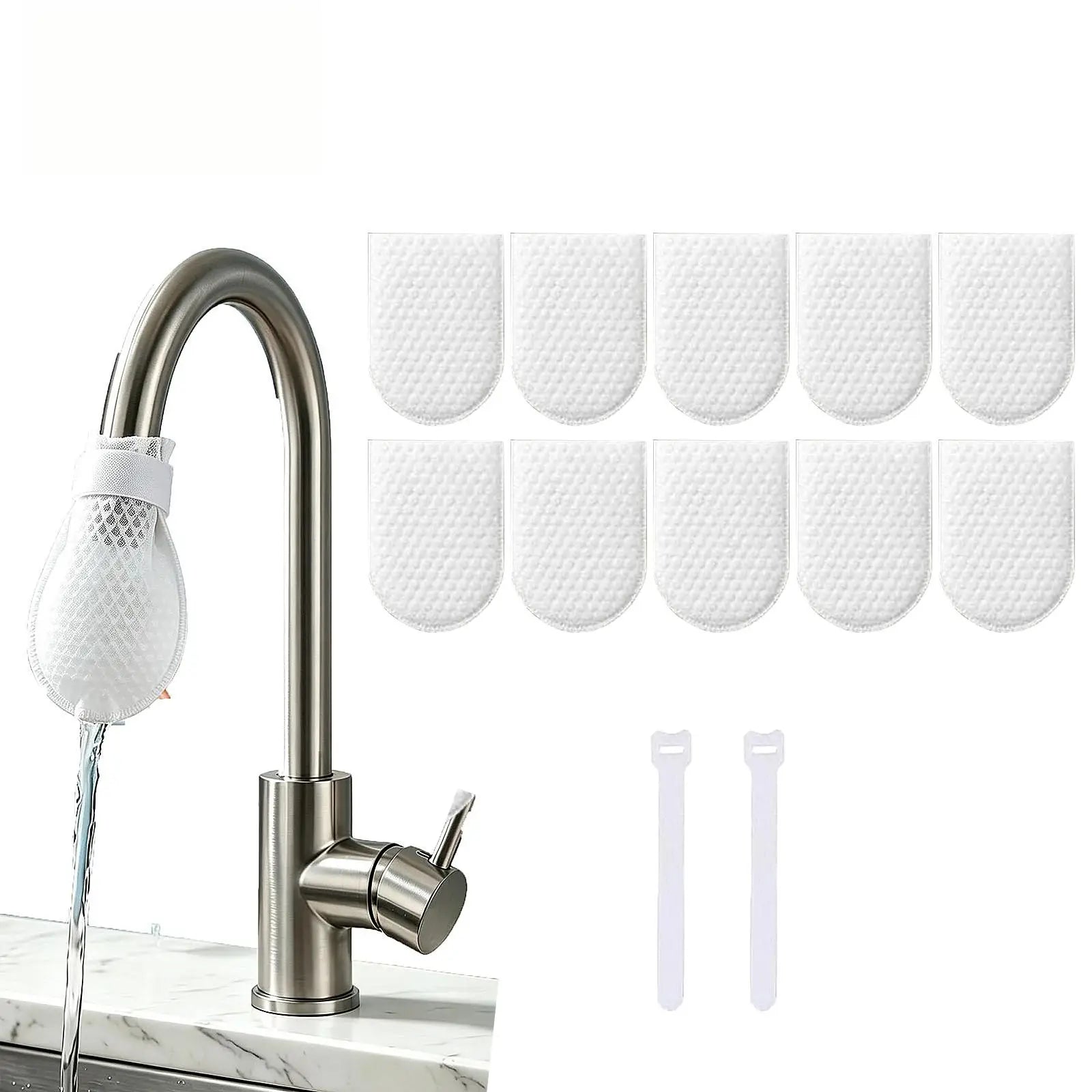Universal Faucet Filter Cotton Anti-splash Thickened Faucet Water Filter Bag with Tap Home Water Cleaning Supplies Qme A One Size