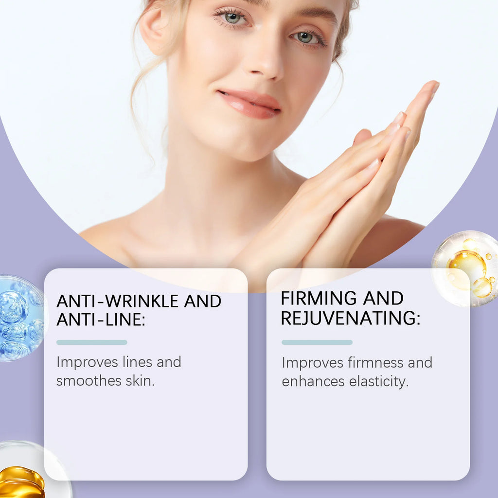 Retinol Firming Cream Lifting Tightening Improve Sagging Fade Fine Lines Pore Refining Nourishing Gentle Face Neck Care Cream Qme