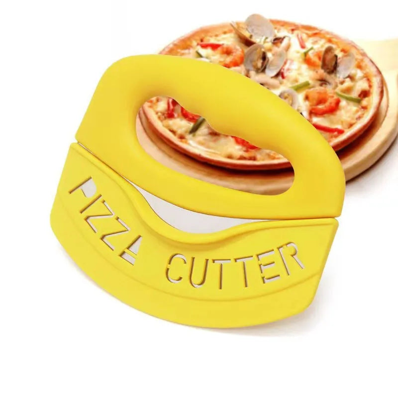 Stainless Steel Pizza Cutter Protective Sheath Semi-circle Qme