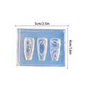 3D Snake Girl Nail Silicone Carving Mold DIY Decoration Art Beauty Qme one size
