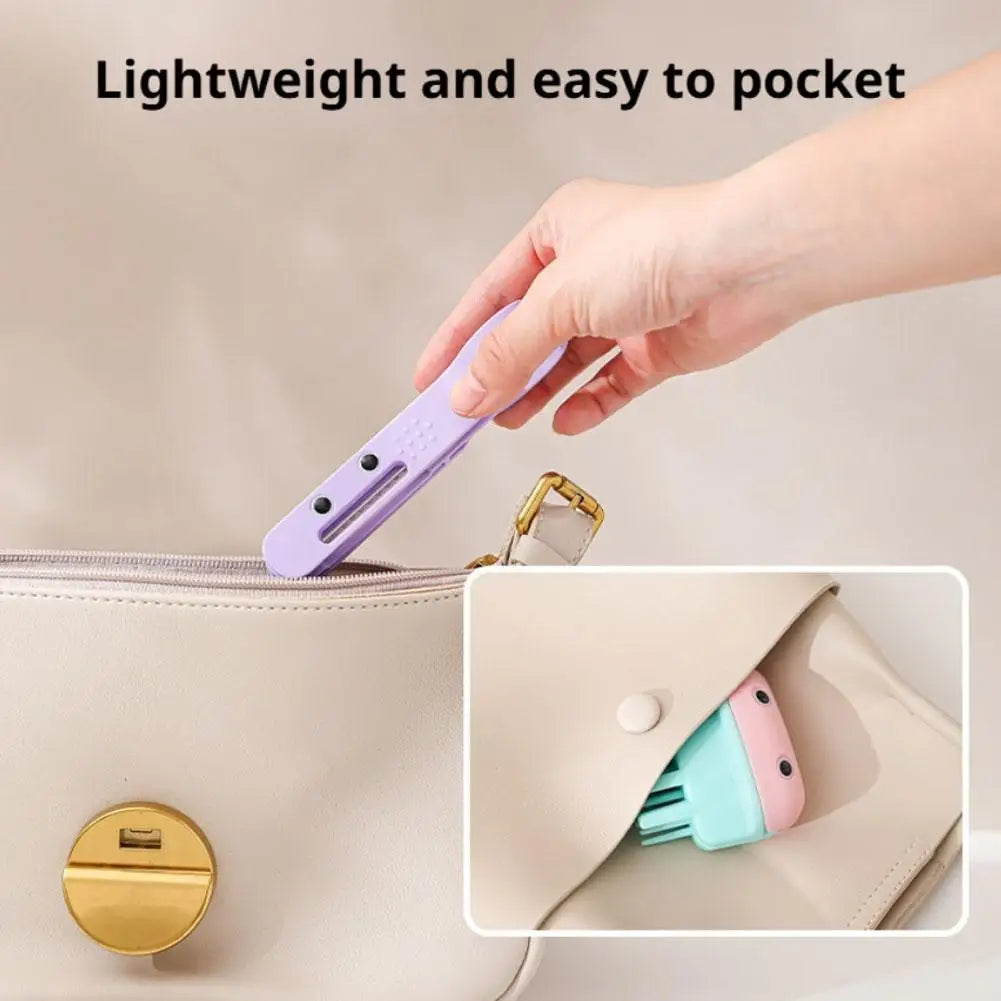 2 In 1 Hair Cut And Hairdressing Comb Trim Bangs And Portable Broken Trimmer Children's Bang Hair Hair Manual V0H4 Qme