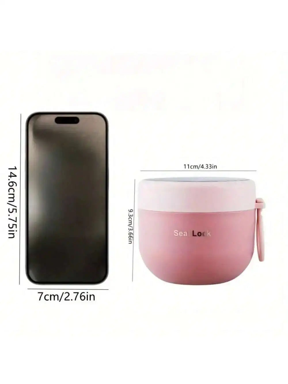 Soup Cup Breakfast Bowl Milk Portable Can Student Work Fresh-keeping Qme