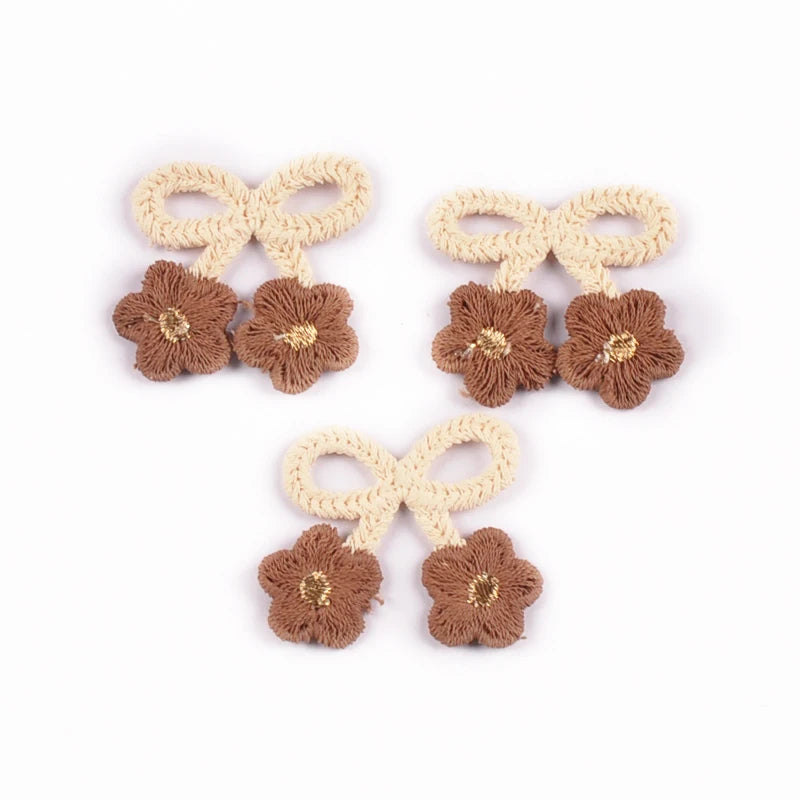 20pcs 16-35mm Mix Bow Shape Personality Appliques For Clothing Bag Decoration DIY Sewing Accessory Patch Without Gum cp4185 Qme 20pcs 3.5x2.9cm