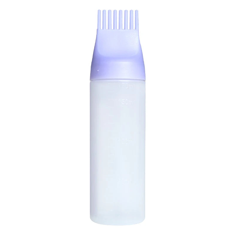 Squeeze Applicator Bottle Oil Plastic Hair Dye Coloring Dyeing Dry Qme Light purple