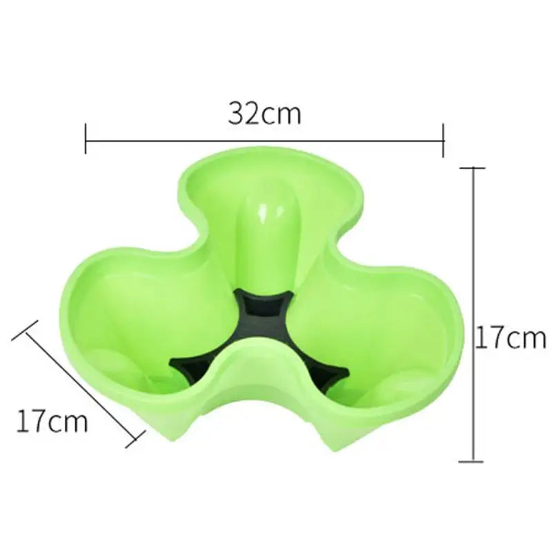 Multi-layer Strawberry Planter Tower Home Garden Vertical Stackable Qme Green 3 petals