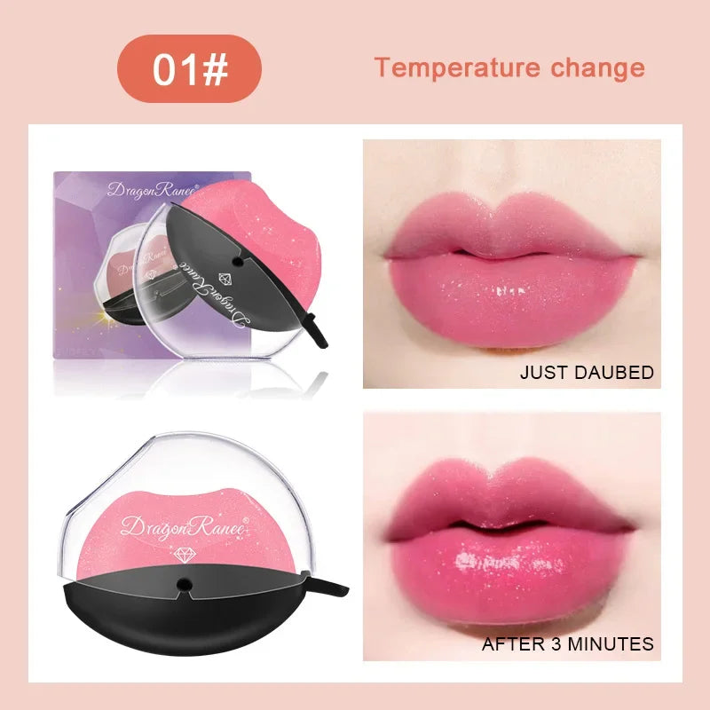 Color Changing Lazy Lipstick Squeeze Into Lips Makeup Lip Gloss Matte Waterproof Long Lasting Non-stick Cup Tint Balm Cosmetic Qme 01 color change