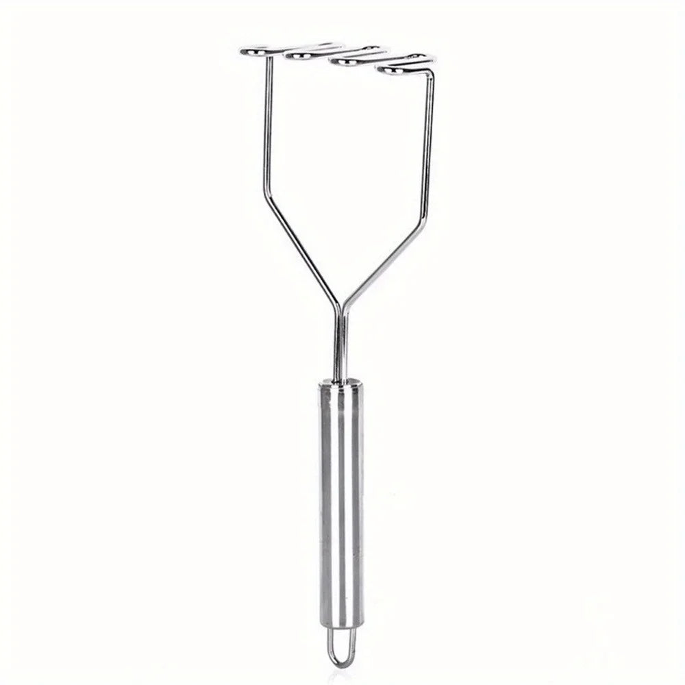 Stainless Steel Potato Masher, Wave Potato Masher, Kitchen Gadgets Qme