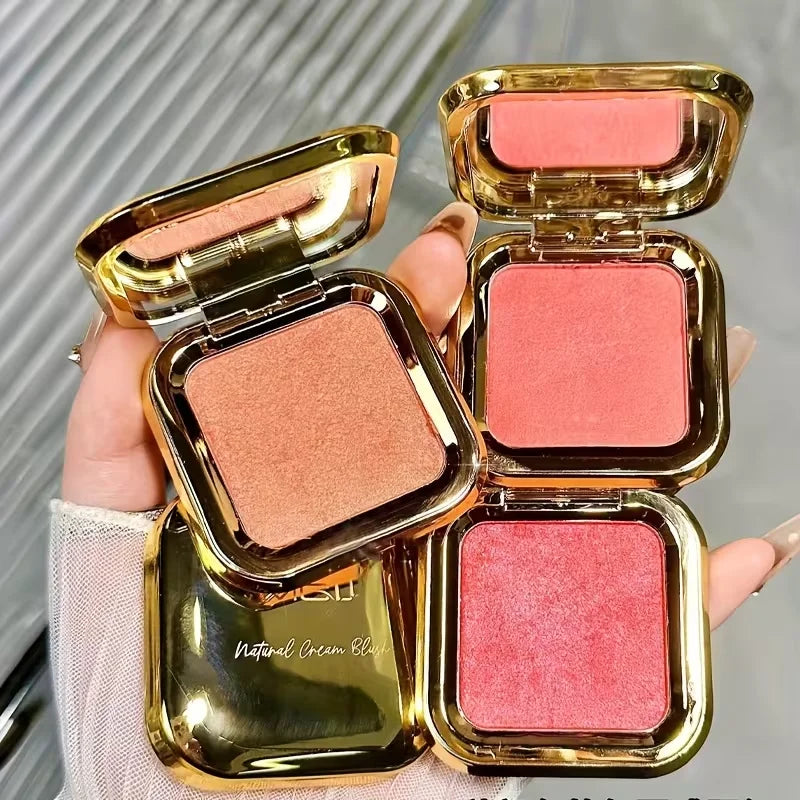 Cream Blush Palette Mashed Potato Texture Waterproof Long Lasting Qme
