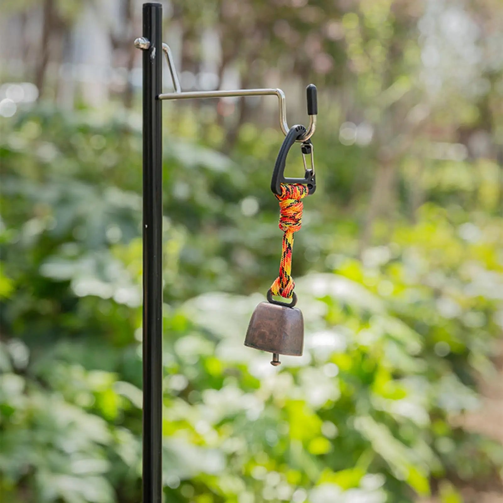 Loud Bear Bell Outdoor Camp Safety Supplies Trekking Safety Bell for Hikers Fishermen Visitors Dog Owners Travelers Hiking Trail Qme