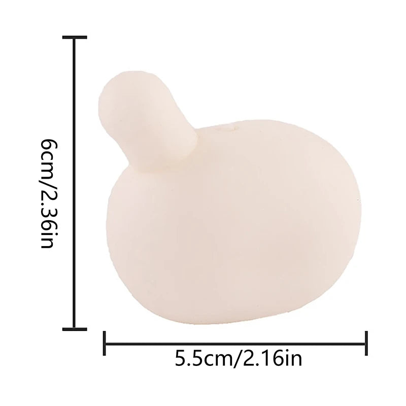 5Pcs Anti Anxiety Squeeze Toy DIY Accessories For Adult Blow Bubble Novelty Pinch Toy Insert Ball For Autism Kids Stress Toy. Qme L 5PCS