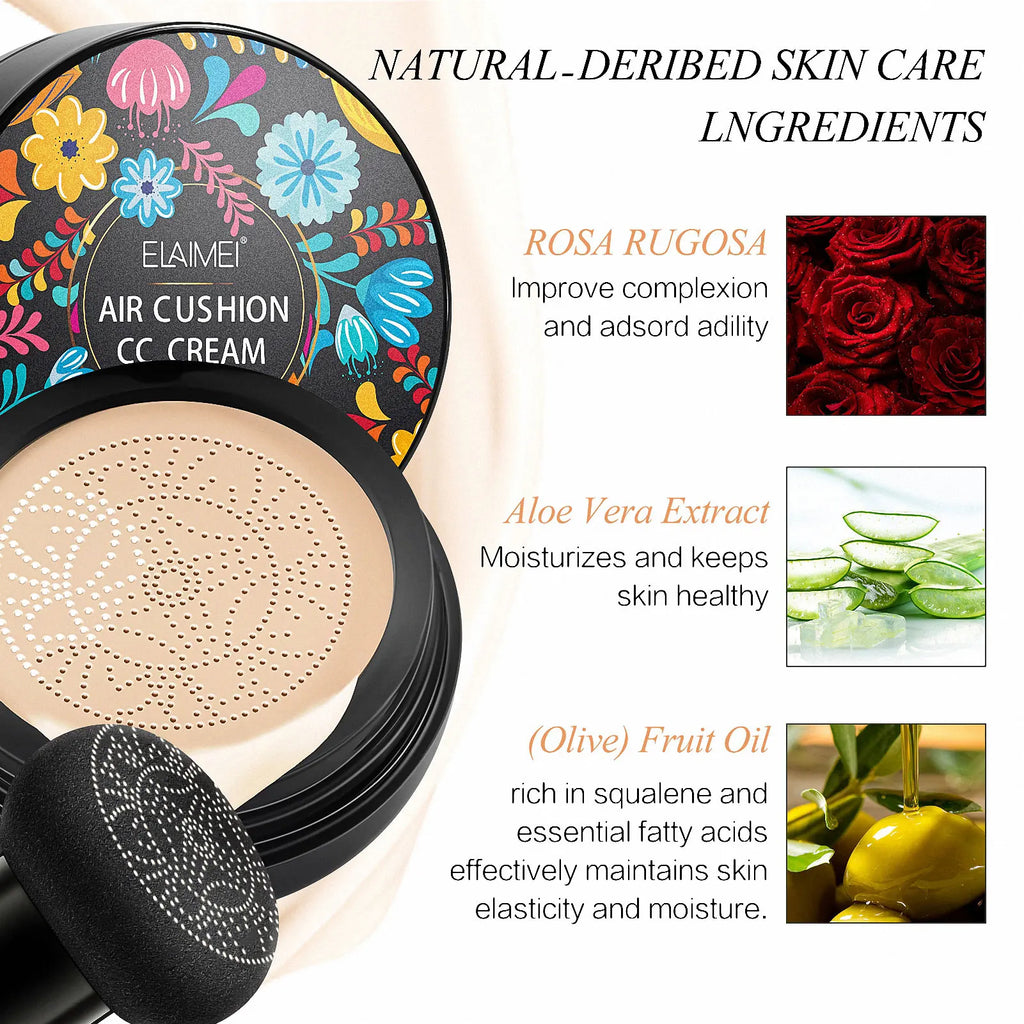 Air Cushion CC Cream BB Foundation Makeup Moisturizing Liquid Qme