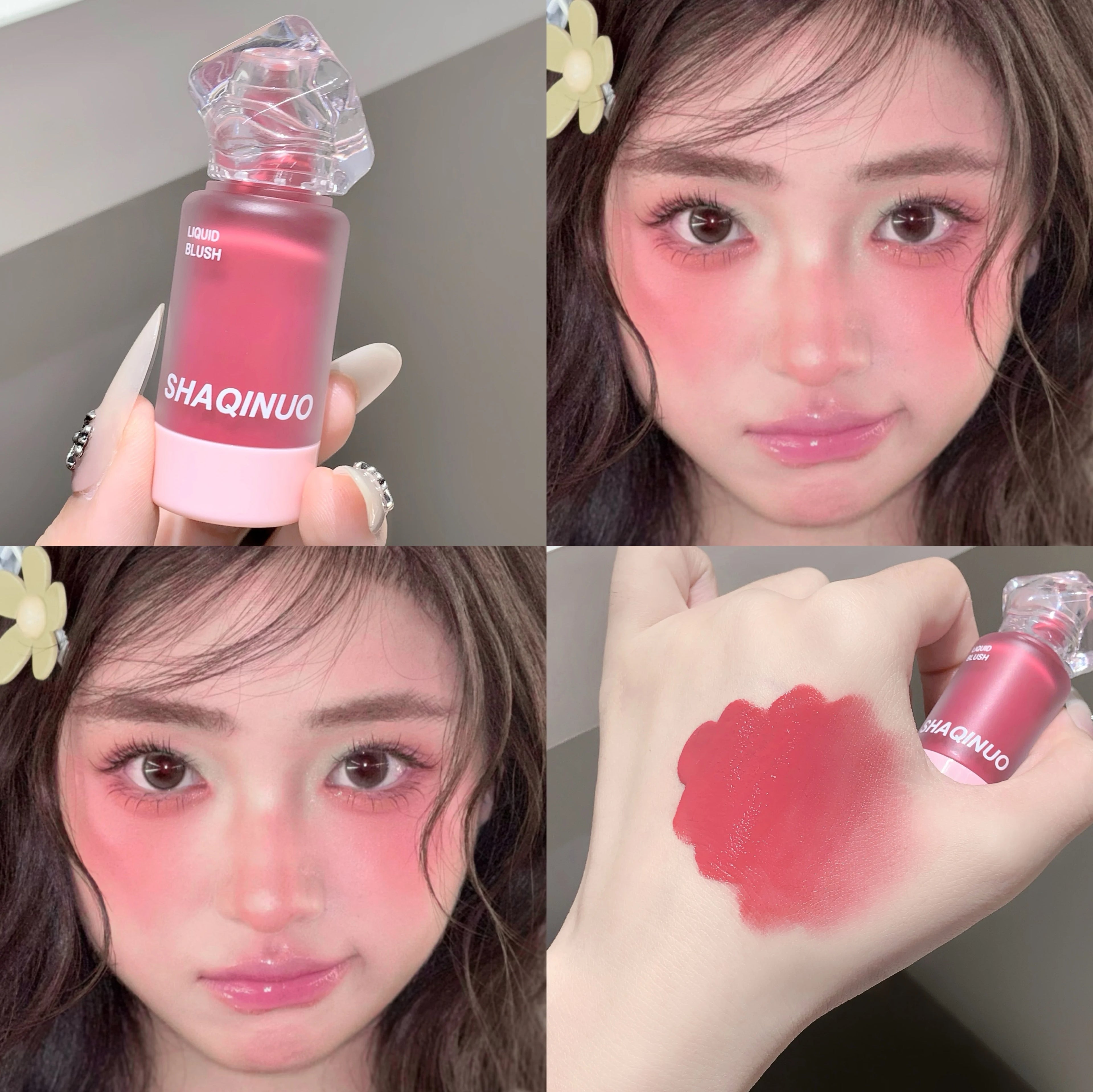 SHAQINUO Light Blush Liquid Moisturizing Mirror Vitality Whitening Qme S9076-05