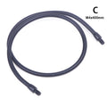 LED M4 Black Silver Microphone Positioning Hose Two External Teeth Qme C