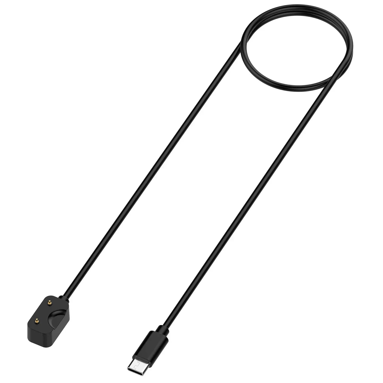 50CM/100CM For Samsung Galaxy Fit 3 Charger Watch Adapter USB / USB C Charging Cable Cord Magnetic For Samsung Galaxy Fit 3 Qme Black TypeC-100cm