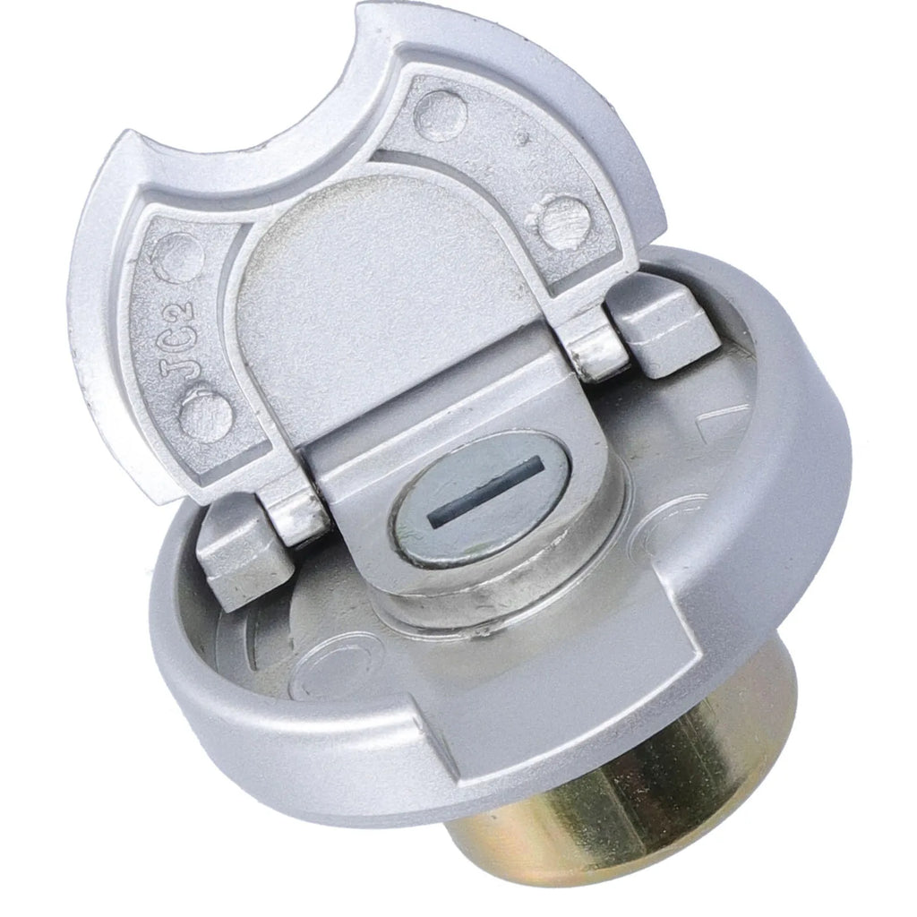 Fuel Cover Gas Gas Lid Gas Lock with Keys Stainless Steel Parts for GY6 Scooter Motorcycle Qme
