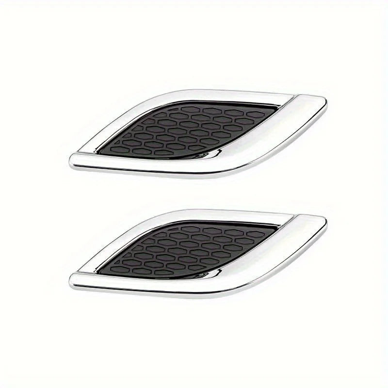 Upgrade Your Car's Style with Our Simulated Wind Styling Shark Gills Sticker - Perfect Fit Qme 2pcs
