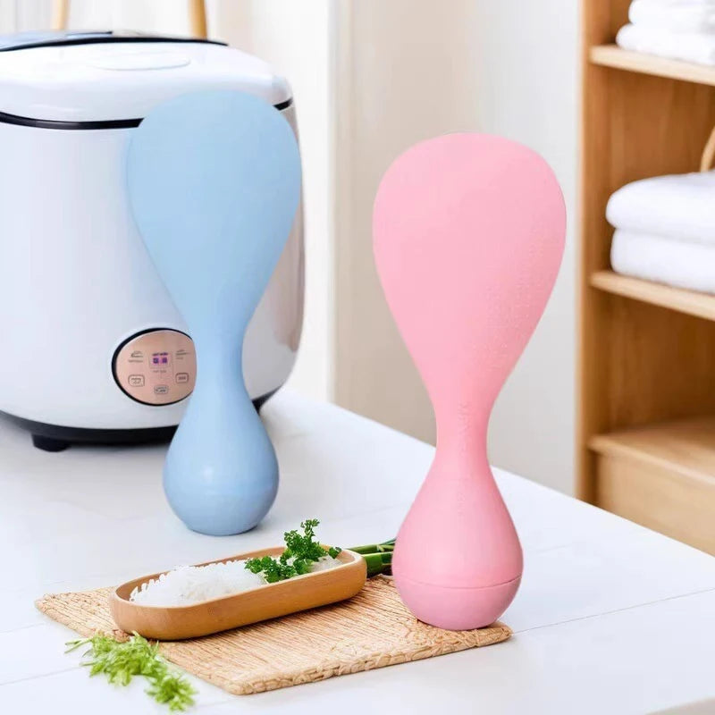 Non Stick Standing Plastic Rice Spoon Home Kitchen Paddles-perfect Qme