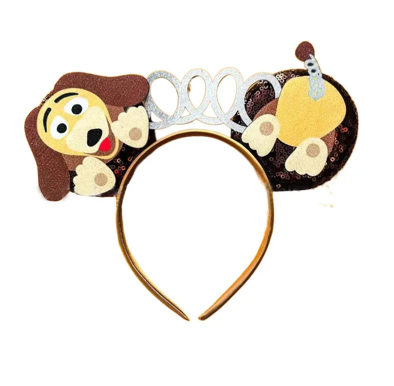 Mickey Mouse Ear Chip n Dale Headands Women Adult Cosplay Squirrel Hairband For Girls Park Travel Photography Hair Accessory Qme Headband 5