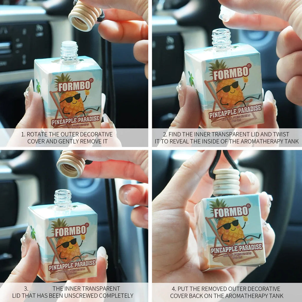 Automotive Air Freshener Long-lasting Fragrance Suitable Car Qme