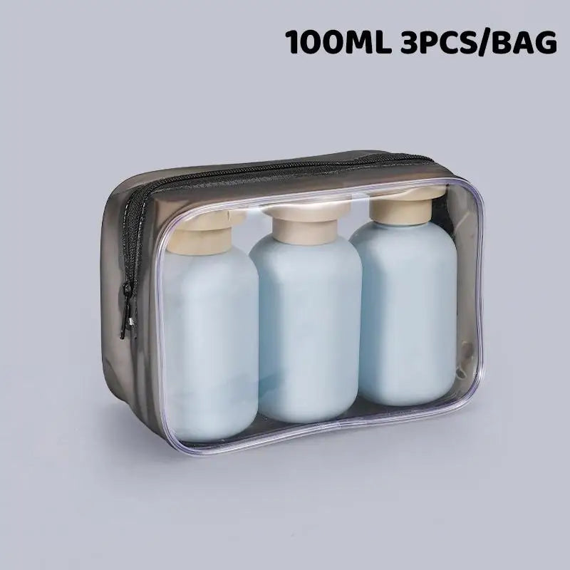 Soft Leakproof Travel Bottles Portable Squeeze Tubes Shampoo Lotion Qme A3