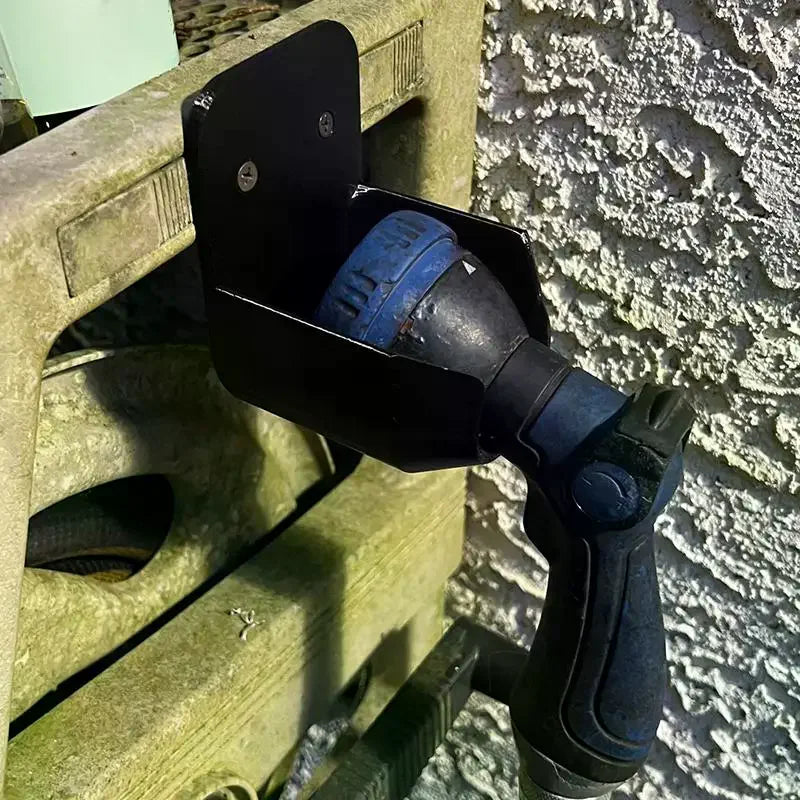 Wall Mount Garden Hose Nozzle Bracket Screws Leakage Hole Irrigation Qme