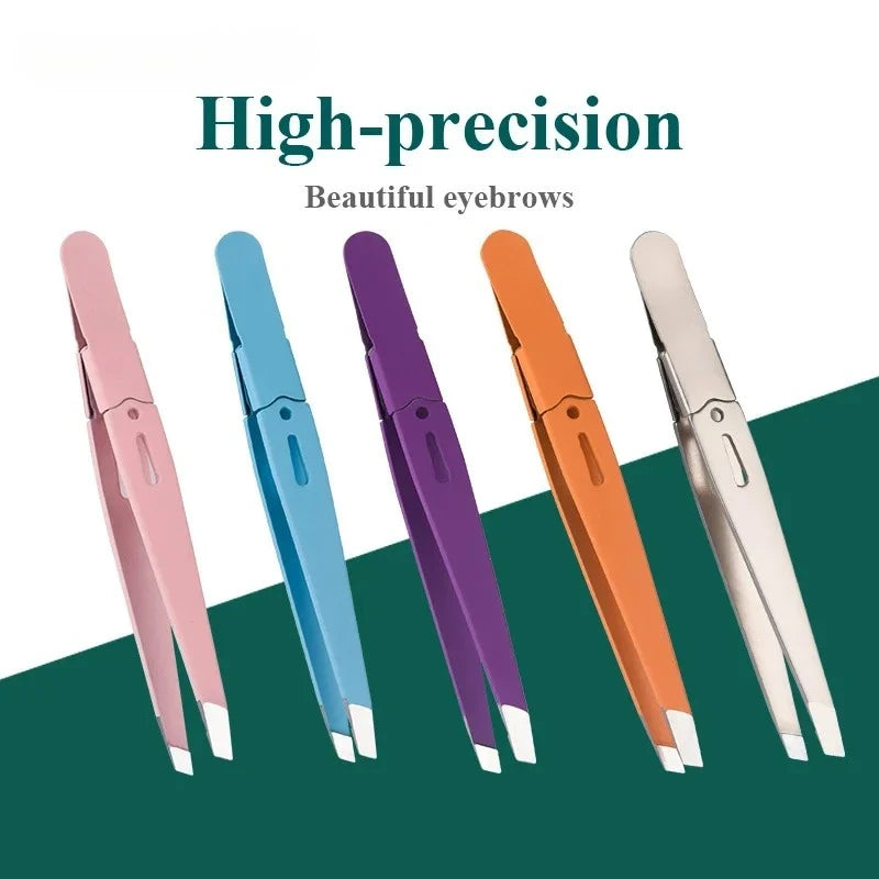 High-quality Eyebrow Tweezer Colorful Hair Beauty Fine Hairs Puller Qme