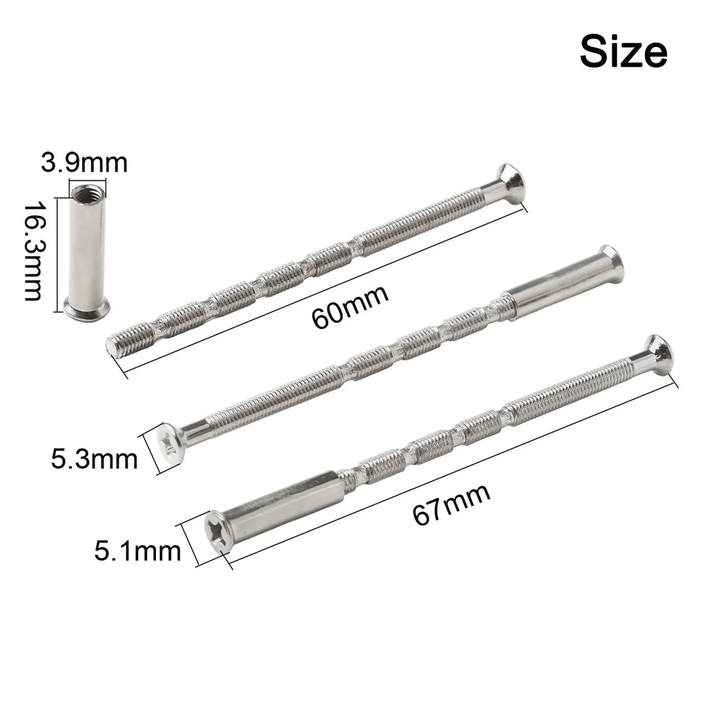 Door Handle Screws Through Fixing Roses Knobs Lock Eophmi M3 Qme