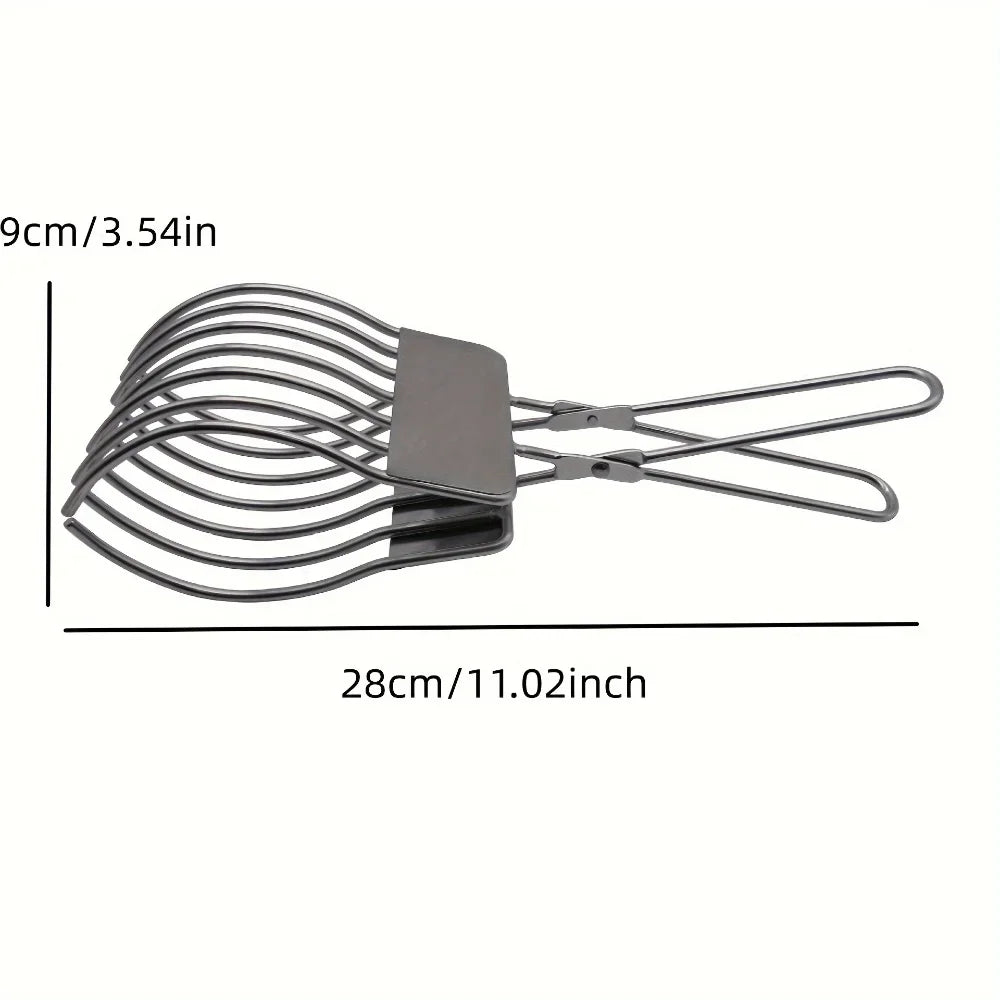 Stainless Steel BBQ Slicer Meat Cutter Multi-function Camping Kitchen Qme