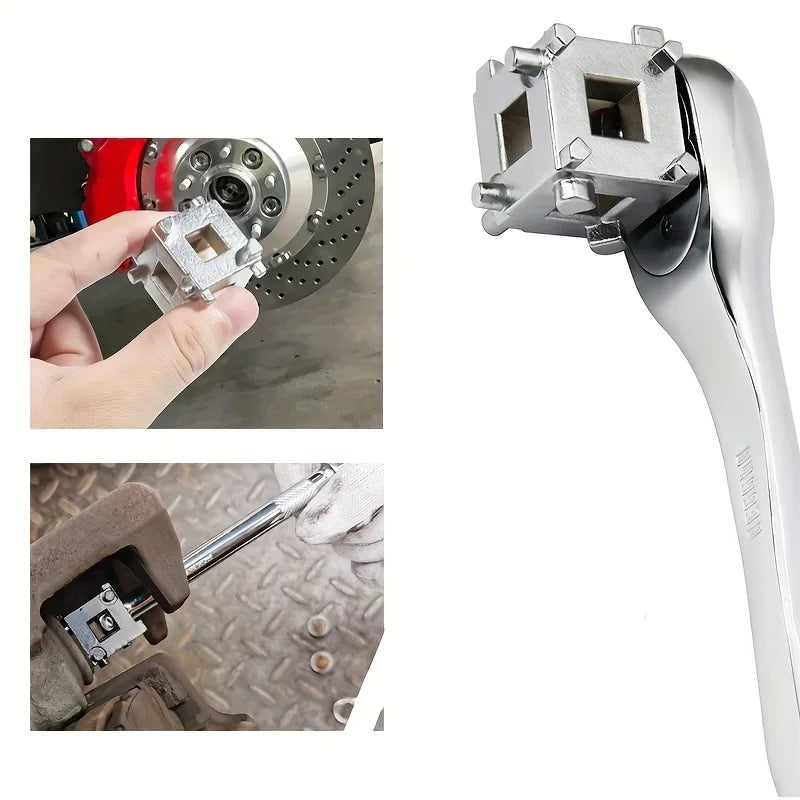 Car Vehicle Rear Disc Brake Piston Caliper Brake Pads Replacement Tools Rewind/Wind Back Cube Tool Car Disc Brake Caliper Piston Qme