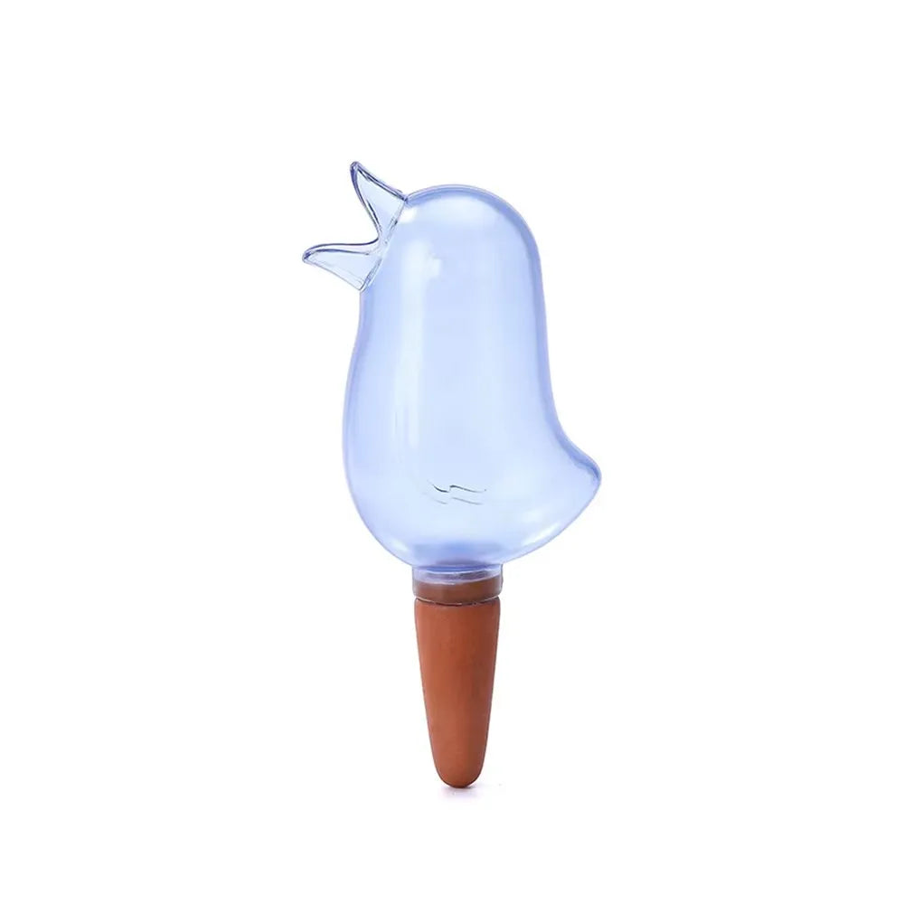 Automatic Plant Watering Bird Drop Irrigation Garden Home Use Percolator Drip Feeder for Potted Plants Qme 1pc Blue