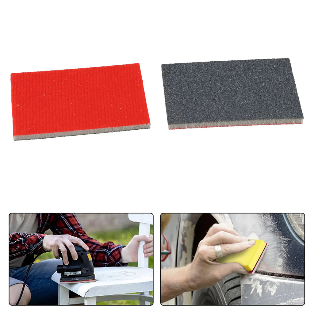 20 Pcs Sandpaper Sponge Set 180,320, 400,600, 800,1200, 2000, 2500 Grit Flexible Sanding Pad For Polishing Abrasive Tools Qme 180 Grit