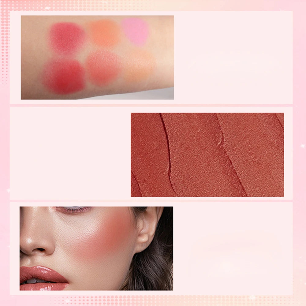 Waterproof Durable Powder Blusher Light Not Dry Suitable All Skin Qme