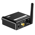 3.5MM 3.5 AUX to RCA Digital to Analog Audio DAC Converter, Spdif Optical Fiber Signal Decoder, Bluetooth 5.0 Receiver, Amplifie Qme black