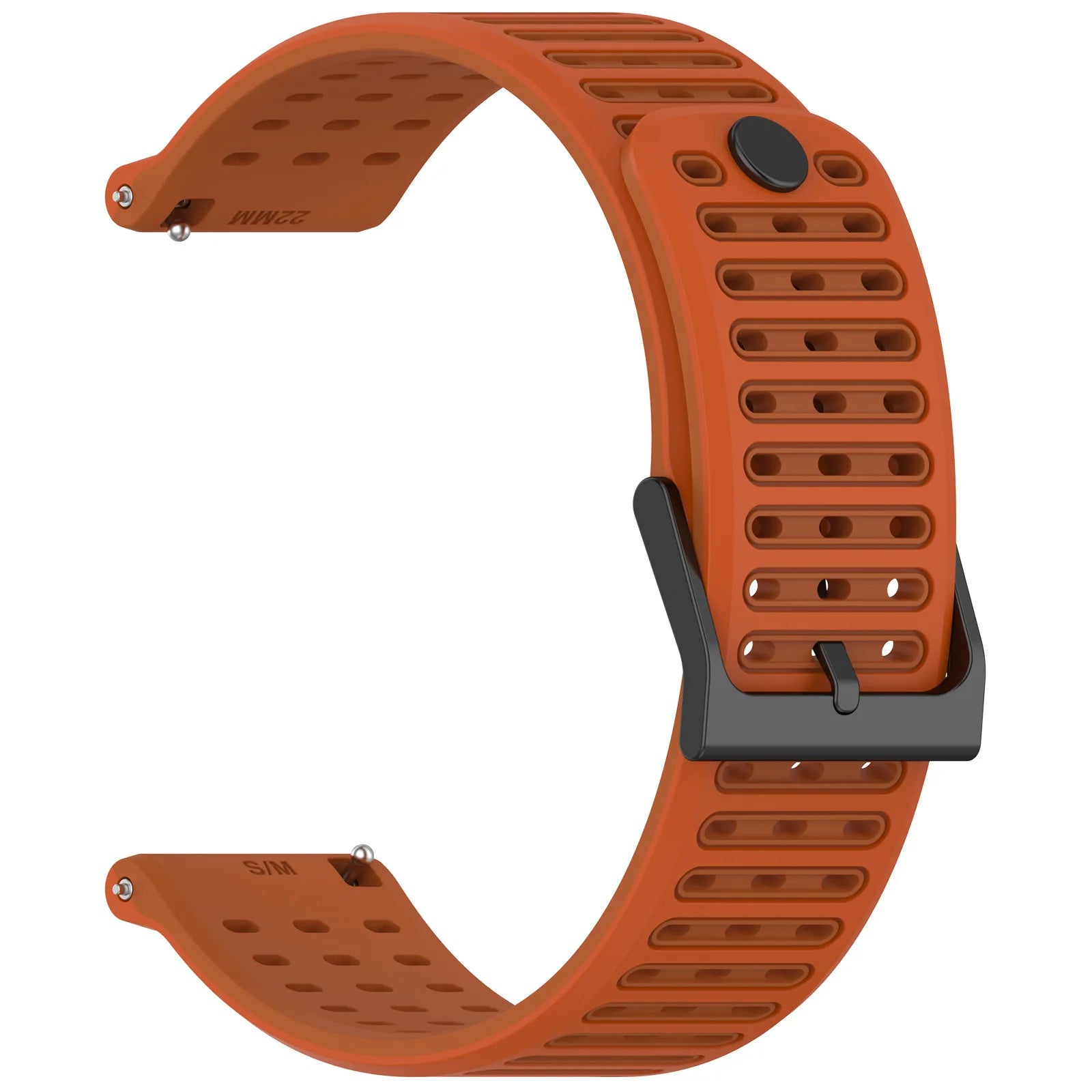 22mm Wristband For Suunto Vertical 2/RACE 2 Two-Tone Silicone Strap for Honor GS3 Replacement Band Bracelet for Honor watch 4pro Qme Orange 22mm Universal band