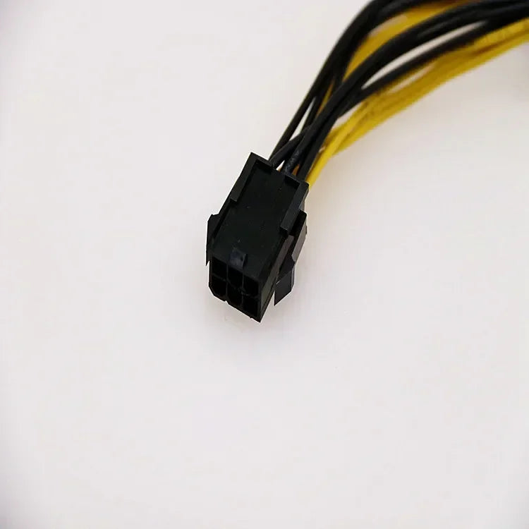 5pcs PCI-Express PCIE 8 Pin To Dual 8 (6+2) Pin VGA Graphic Video Card GPU Adapter Power Supply Splitter Cable 100mm Qme