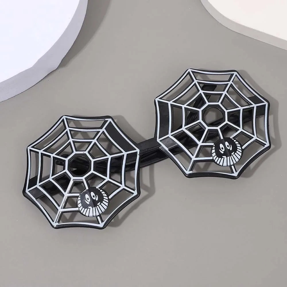 Skeleton Hand Halloween Party Sunglasses Spider Web Dark Lenses Funny Qme Style 10