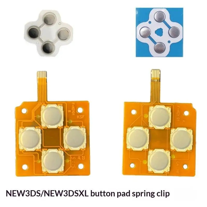 D-pad Dome Snap PCB Board Buttons Conductive FIlm 3DS XL Controller Qme