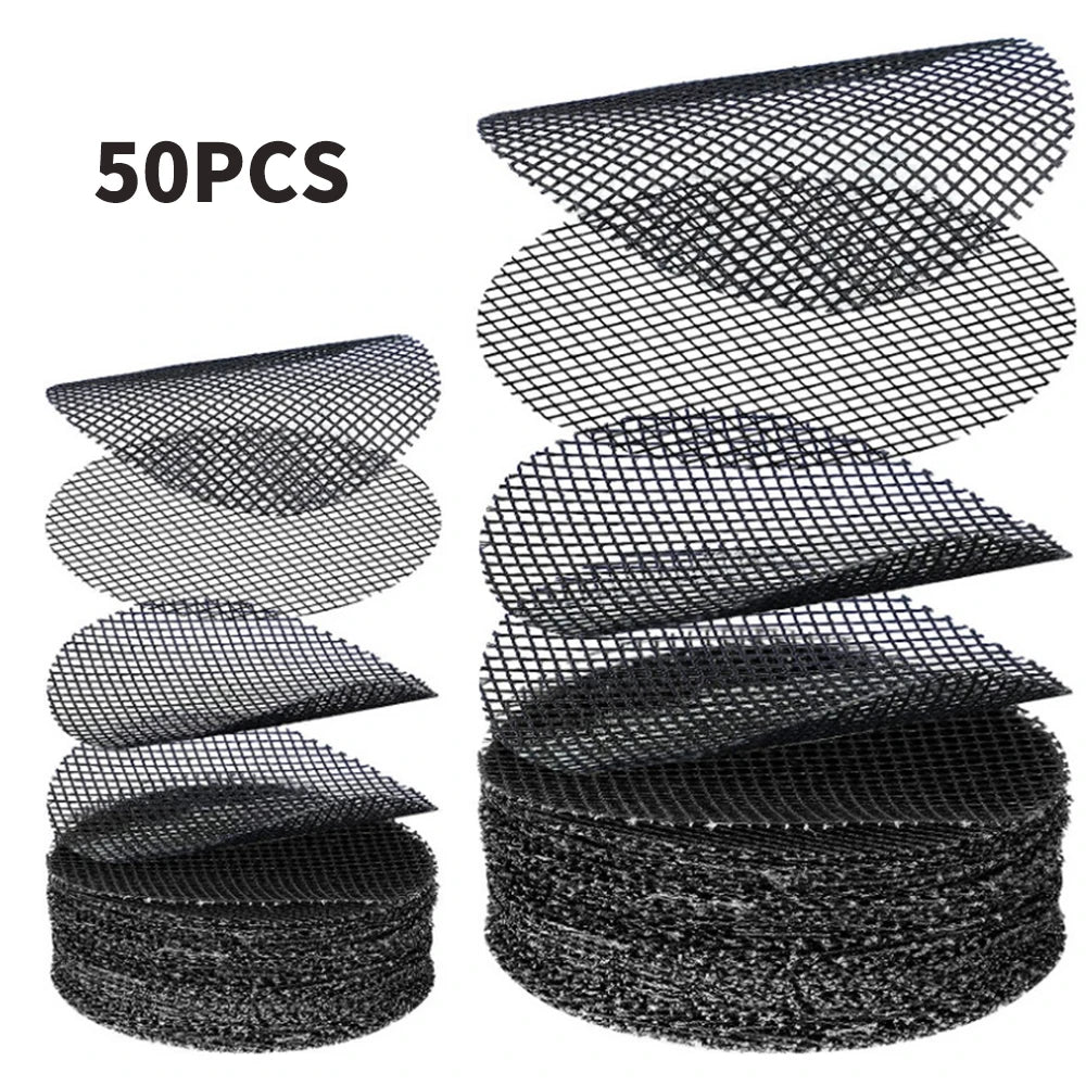 50PCS Flowerpot Gasket Ceramic Black Leakproof Soil Super Large Diameter Breathable Insect-Proof Plastic Circular Mesh Pad Qme square 5x5cm 50 Pcs