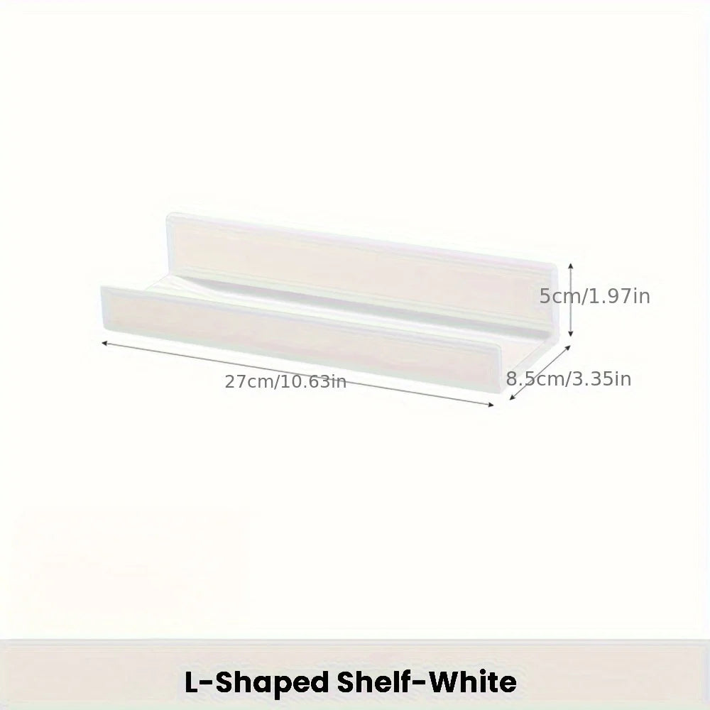 Floating shelves - An expandable storage system suitable for bathrooms and kitchens, capable of holding skincare products Qme 1bag 27 8.5 5cm