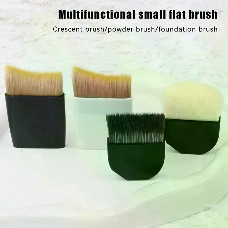 Ultra-thin One-line Foundation Brush Crescent-shaped Mask Short Qme