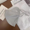 Summer Face Mask Cover Sunscreen Veil Eye Protection Gini Golf Thin Qme Light gray