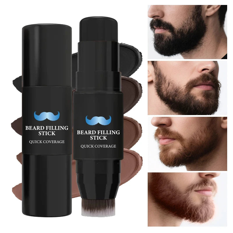 Beard Filling Stick Brush Head 1 Waterproof Natural Thick Hair Qme