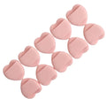 Mini Hydrophilic Makeup Sponge Latex-free Liquid Powder Foundation Qme 10Pcs Pink