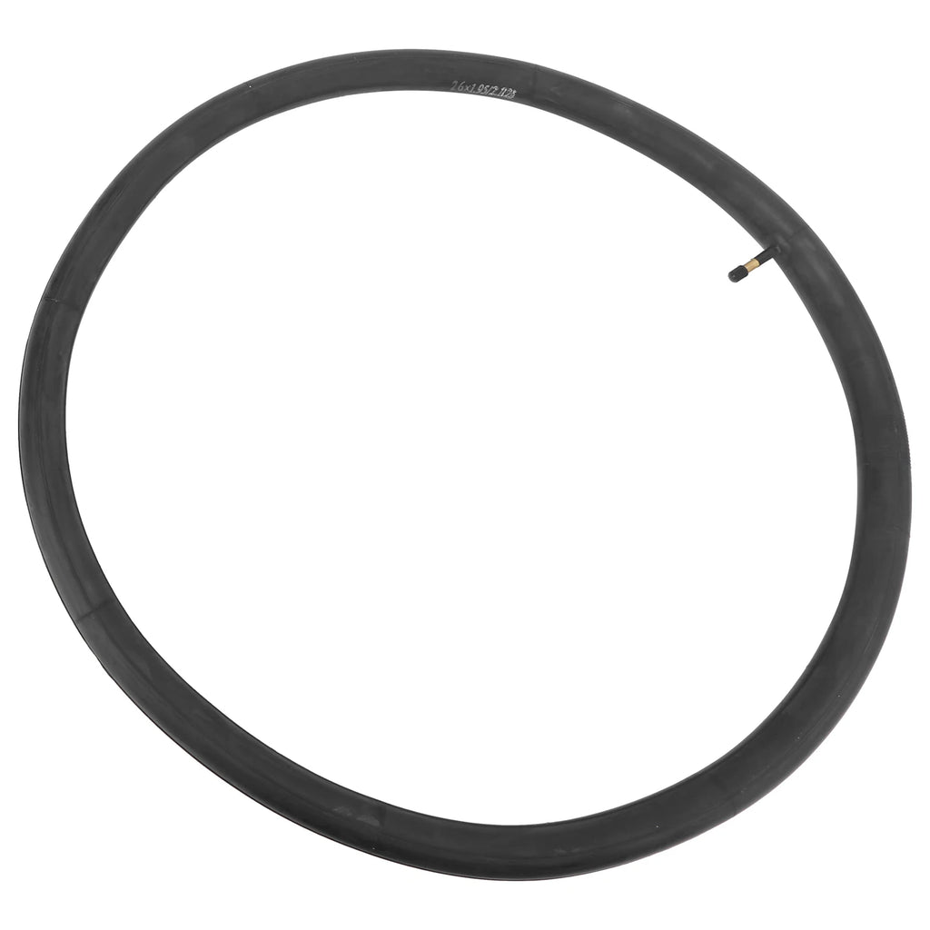 Butyl Rubber Inner Tubes 26x1.95/2.125 Bike Inner Tubes Schrader Valve 26inch Butyl Rubber Inner Tubes Replacement Qme black
